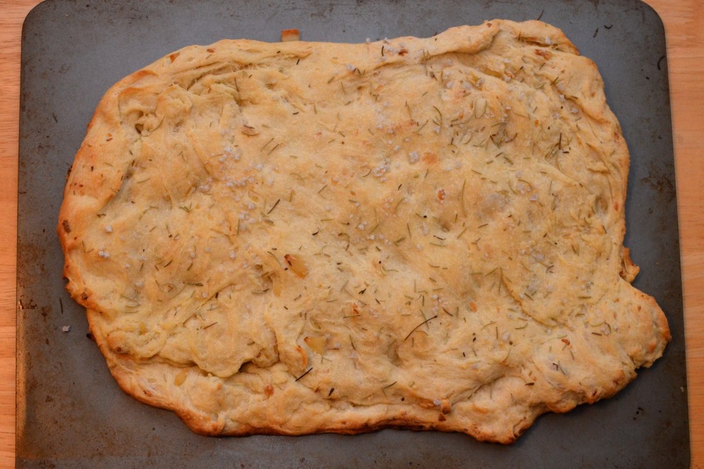 Focaccia with Roasted Garlic